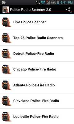 Emulate Android APK Police Radio Scanner Live