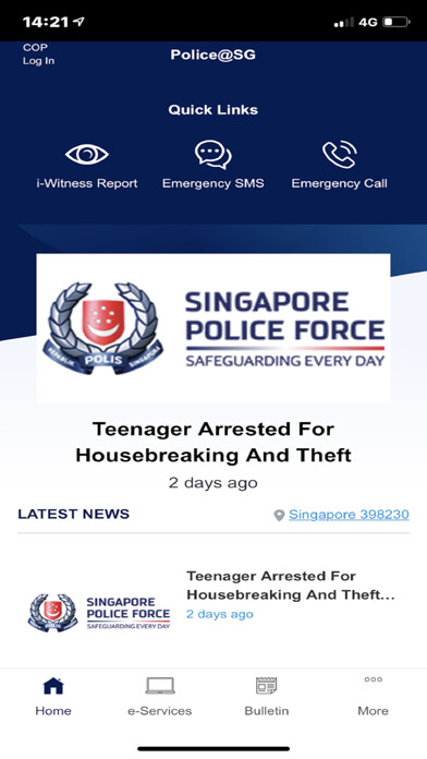 Emulate iPhone app Police@SG using MyAndroid Emulate iPhone app Police@SG using MyAndroid