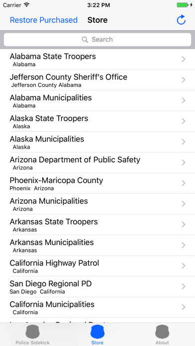 Emulate iPhone app Police Sidekick using MyAndroid Emulate iPhone app Police Sidekick using MyAndroid