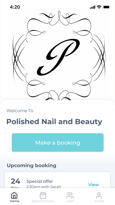 Emulate iPhone app Polished Nail and Beauty using MyAndroid