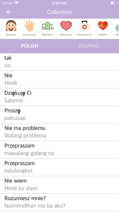 Emulate iPhone app Polish Filipino Dictionary using MyAndroid Emulate iPhone app Polish Filipino Dictionary using MyAndroid