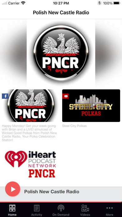Emulate iPhone app Polish New Castle Radio using MyAndroid Emulate iPhone app Polish New Castle Radio using MyAndroid