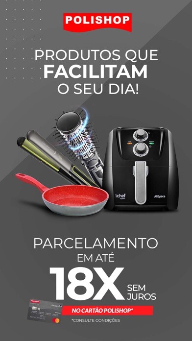 Emulate iPhone app Polishop: compras com desconto using MyAndroid Emulate iPhone app Polishop: compras com desconto using MyAndroid