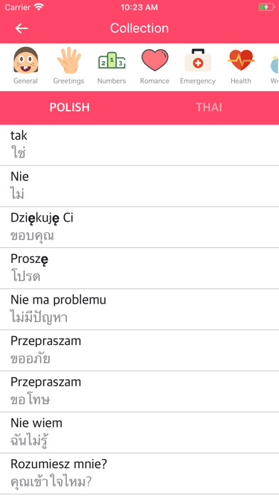 Emulate iPhone app Polish Thai Dictionary using MyAndroid Emulate iPhone app Polish Thai Dictionary using MyAndroid