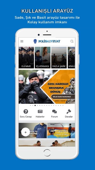 Emulate iPhone app Polis Mevzuat using MyAndroid