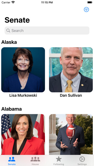 Emulate iPhone app PolitiCall: Your Rep Ringer using MyAndroid Emulate iPhone app PolitiCall: Your Rep Ringer using MyAndroid
