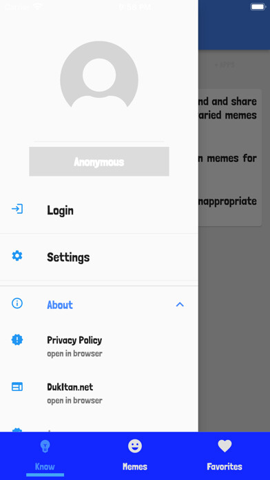 Emulate iPhone app PoliticaMeme using MyAndroid Emulate iPhone app PoliticaMeme using MyAndroid