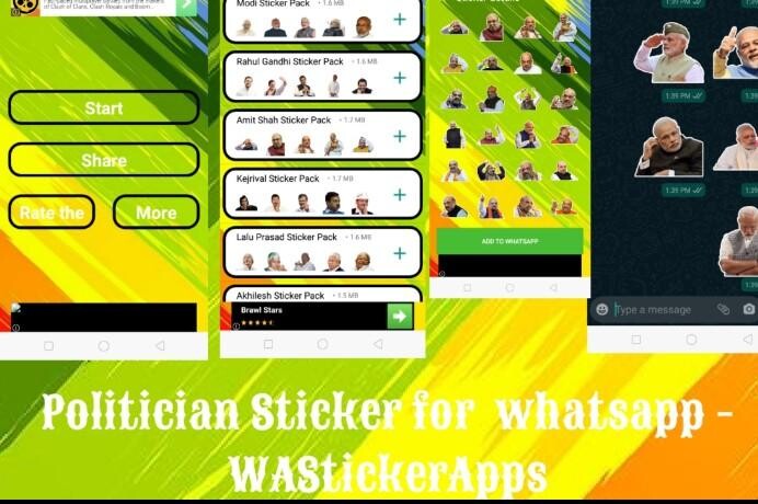 Run android online APK Politician Sticker forWhatsapp from MyAndroid or emulate Politician Sticker forWhatsapp using MyAndroid