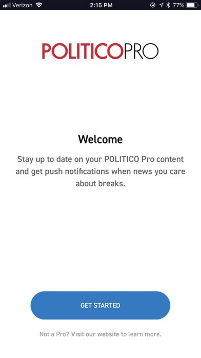 Emulate iPhone app POLITICO Pro using MyAndroid Emulate iPhone app POLITICO Pro using MyAndroid