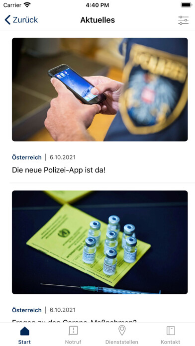 Emulate iPhone app Polizei using MyAndroid Emulate iPhone app Polizei using MyAndroid