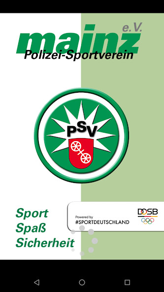 Emulate iPhone app Polizei-Sportverein Mainz using MyAndroid