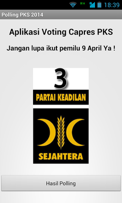 Emulate Android APK Polling Capres RI PKS 2014