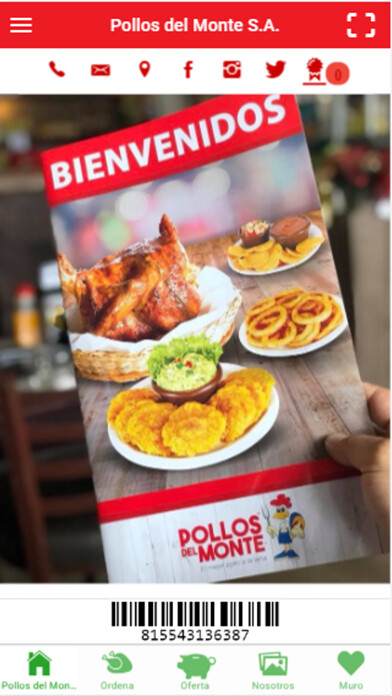 Emulate iPhone app Pollos del Monte using MyAndroid Emulate iPhone app Pollos del Monte using MyAndroid