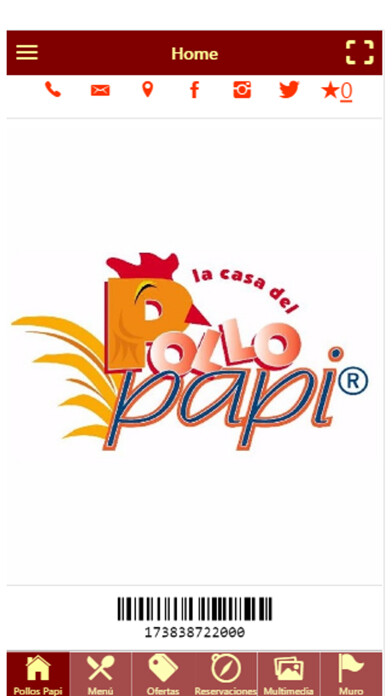 Emulate iPhone app Pollos Papi using MyAndroid Emulate iPhone app Pollos Papi using MyAndroid