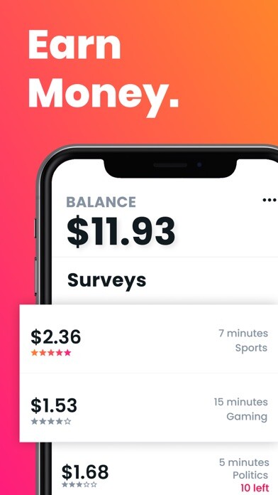 Emulate iPhone app Poll Pay: Earn Money & Cash using MyAndroid