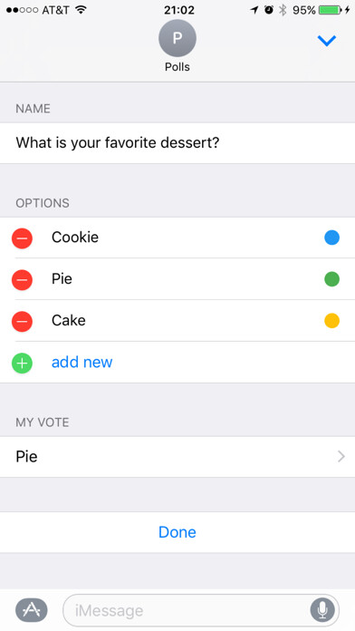 Emulate iPhone app Polls With Friends using MyAndroid