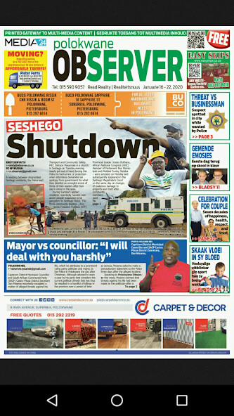 Run android online APK Polokwane Observer from MyAndroid or emulate Polokwane Observer using MyAndroid