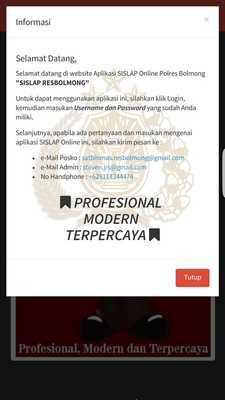 Emulate Android APK POLRES BOLMONG Online v2 Emulate Android APK POLRES BOLMONG Online v2