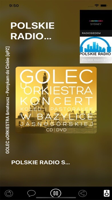 Emulate iPhone app POLSKIE RADIO AUSTRALIA using MyAndroid