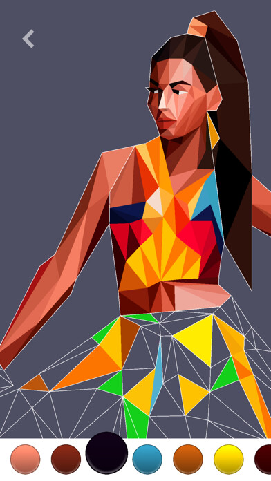 Emulate iPhone app PolyGO - LowPoly Coloring Book using MyAndroid Emulate iPhone app PolyGO - LowPoly Coloring Book using MyAndroid