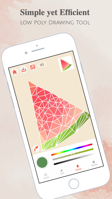 Emulate iPhone app Poly Planet - Draw and Color using MyAndroid