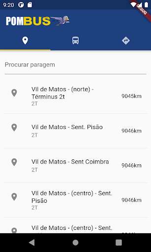 Run android online APK PomBus from MyAndroid or emulate PomBus using MyAndroid
