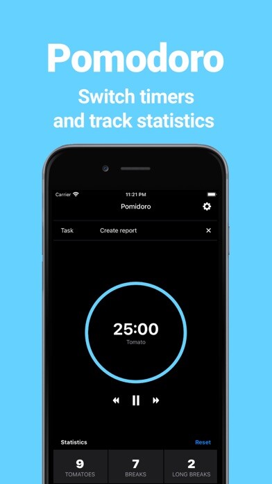 Emulate iPhone app Pomidoro: Pomodoro focus timer using MyAndroid Emulate iPhone app Pomidoro: Pomodoro focus timer using MyAndroid