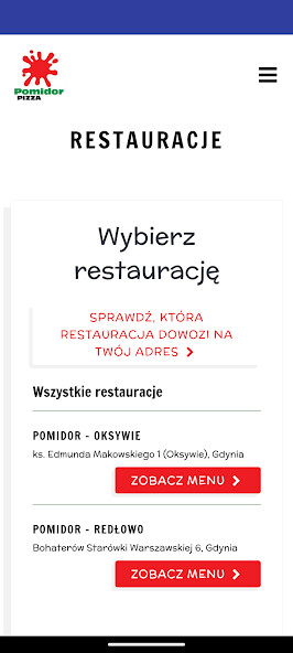 Run android online APK Pomidor Pizza from MyAndroid or emulate Pomidor Pizza using MyAndroid