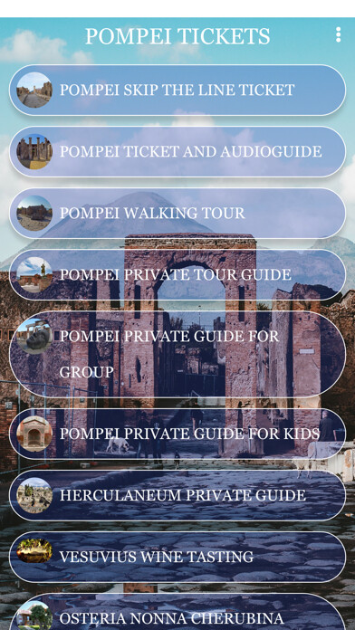 Emulate iPhone app Pompeii tickets using MyAndroid Emulate iPhone app Pompeii tickets using MyAndroid