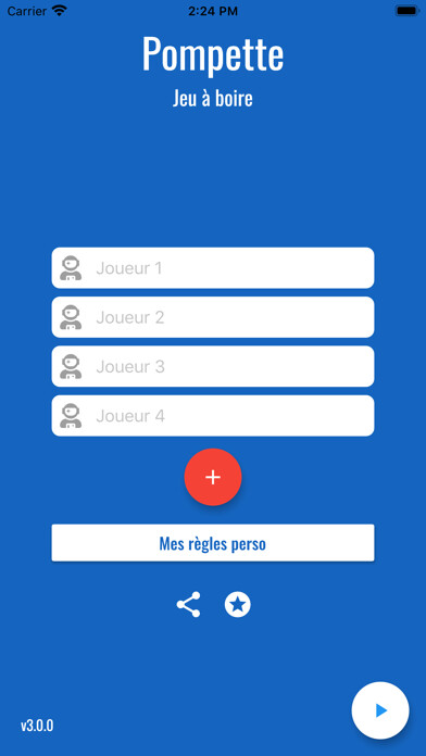 Emulate iPhone app Pompette : Jeu à boire using MyAndroid Emulate iPhone app Pompette : Jeu à boire using MyAndroid