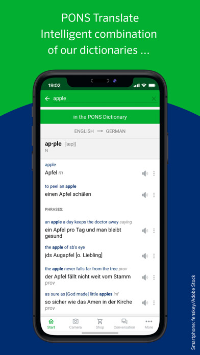 Emulate iPhone app PONS Translate using MyAndroid Emulate iPhone app PONS Translate using MyAndroid