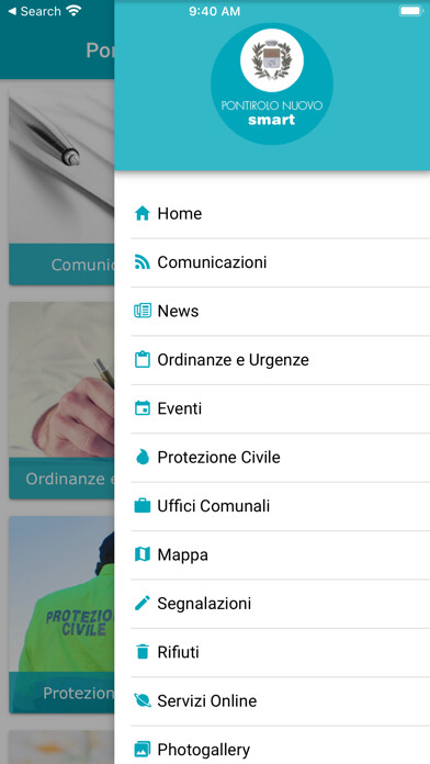 Emulate iPhone app Pontirolo Nuovo Smart using MyAndroid Emulate iPhone app Pontirolo Nuovo Smart using MyAndroid