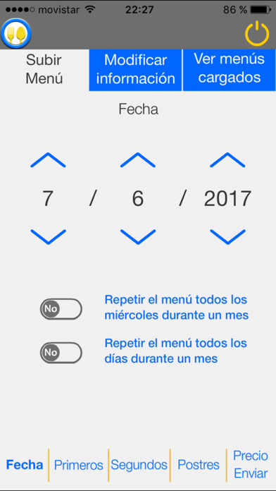 Emulate iPhone app PonTuMenú using MyAndroid Emulate iPhone app PonTuMenú using MyAndroid