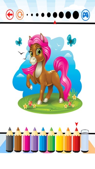 Emulate iPhone app Pony Art Coloring Book - Activities for Kids using MyAndroid Emulate iPhone app Pony Art Coloring Book - Activities for Kids using MyAndroid