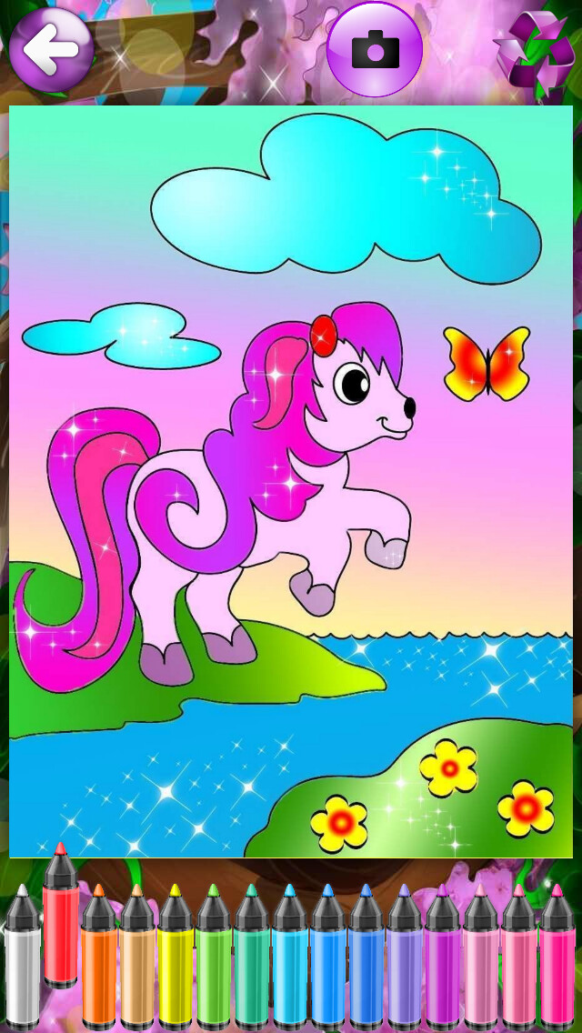 Emulate iPhone app PONY Coloring Pages with Christmas Raz for my Little Girls and Kids using MyAndroid Emulate iPhone app PONY Coloring Pages with Christmas Raz for my Little Girls and Kids using MyAndroid