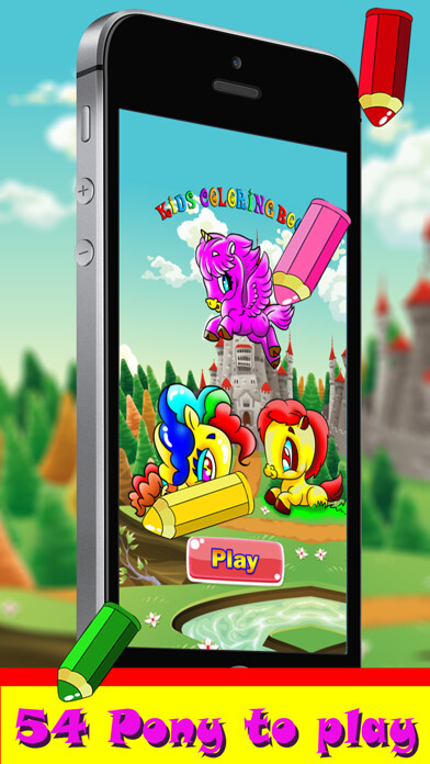 Emulate iPhone app pony games for girls - my coloring book for toddler and little kids who love unicorn using MyAndroid Emulate iPhone app pony games for girls - my coloring book for toddler and little kids who love unicorn using MyAndroid