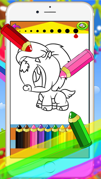 Emulate iPhone app Pony Games For Girls - My Coloring Book Little Kid using MyAndroid Emulate iPhone app Pony Games For Girls - My Coloring Book Little Kid using MyAndroid