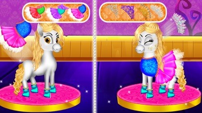 Emulate iPhone app Pony Makeover Beauty Salon using MyAndroid