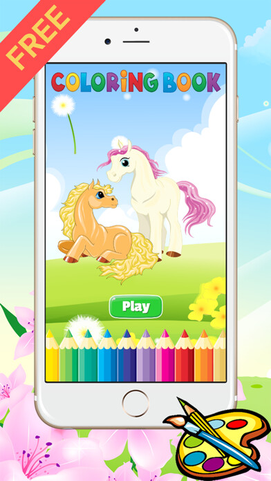 Emulate iPhone app Pony Princess Coloring Book for Kids - Drawing free games using MyAndroid Emulate iPhone app Pony Princess Coloring Book for Kids - Drawing free games using MyAndroid