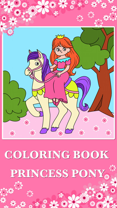 Emulate iPhone app Pony Princess Coloring Book using MyAndroid Emulate iPhone app Pony Princess Coloring Book using MyAndroid