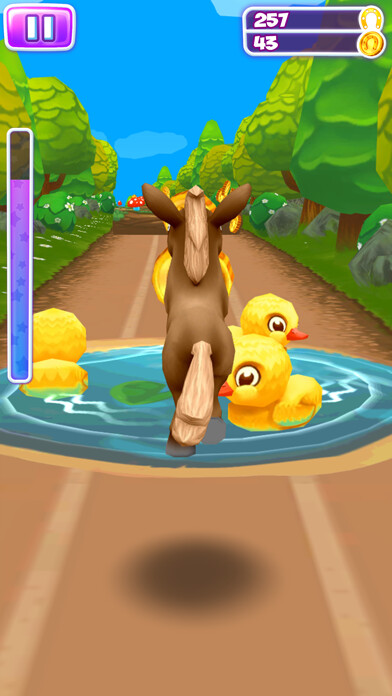 Emulate iPhone app Pony Run - Unicorn Horse Run using MyAndroid