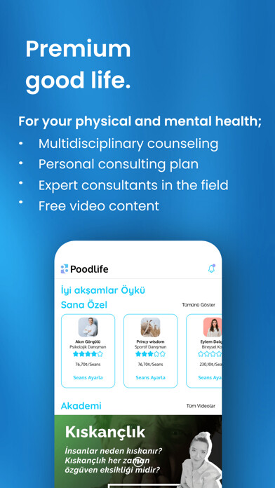 Emulate iPhone app Poodlife: Online Consulting using MyAndroid