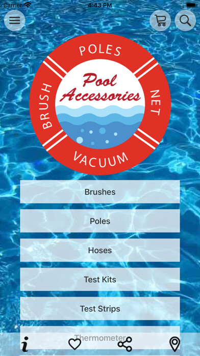 Emulate iPhone app Pool and Spa Accessories using MyAndroid