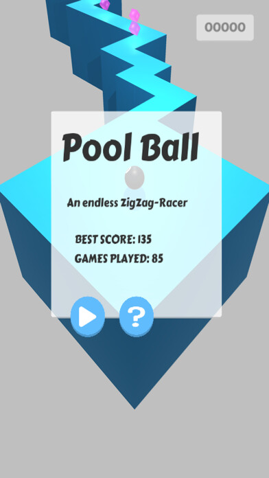 Emulate iPhone app Pool Ball - Zig Zag And Collect Gems using MyAndroid