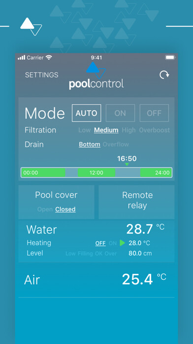 Emulate iPhone app PoolControl using MyAndroid Emulate iPhone app PoolControl using MyAndroid