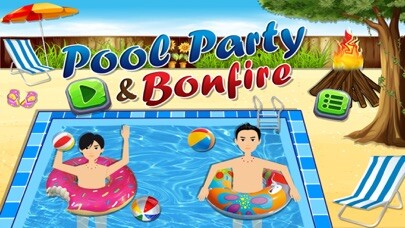 Emulate iPhone app Pool Party & Bonfire - BBQ cooking adventure & chef game using MyAndroid Emulate iPhone app Pool Party & Bonfire - BBQ cooking adventure & chef game using MyAndroid