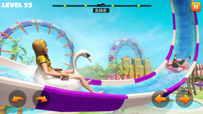 Emulate iPhone app Pool Ride - Water Park Racing using MyAndroid