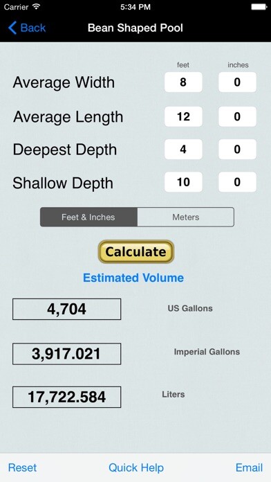 Emulate iPhone app Pool Volume & Size using MyAndroid Emulate iPhone app Pool Volume & Size using MyAndroid
