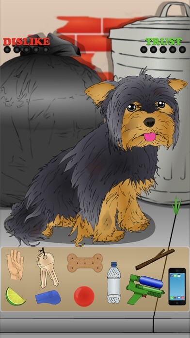 Emulate iPhone app Poor Little Dog: Yorkie using MyAndroid