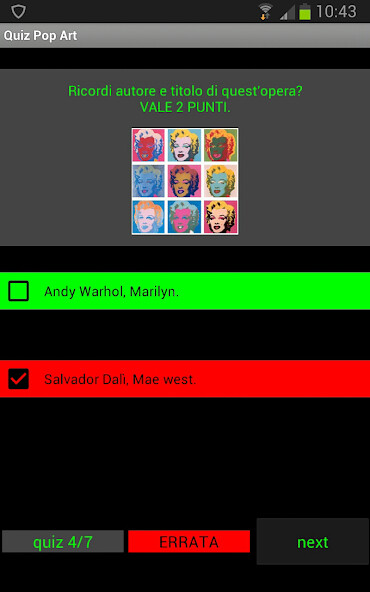 Run android online APK Pop Art Quiz Arte from MyAndroid or emulate Pop Art Quiz Arte using MyAndroid